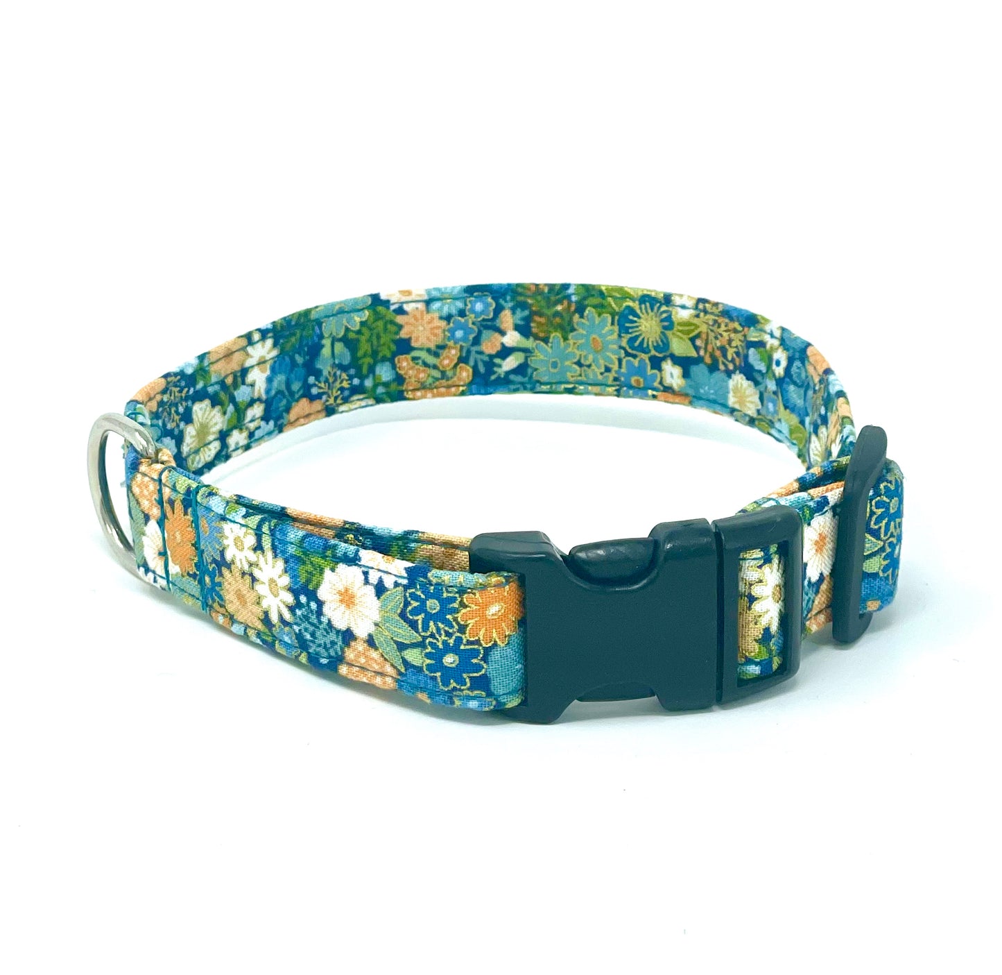Amelia Blue Dog Collar