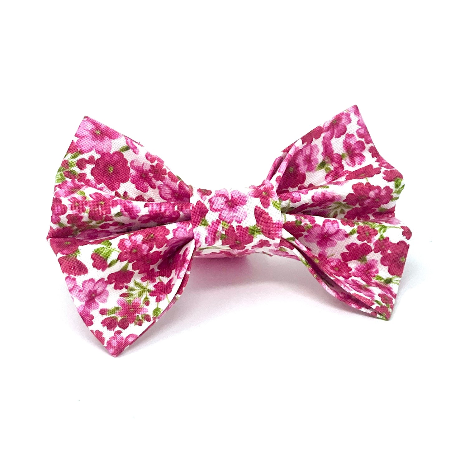 Fleur Pink Dog Bow