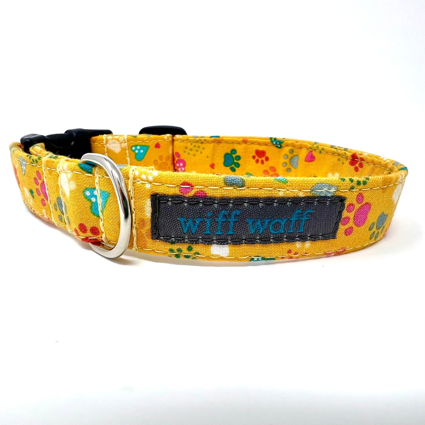 Pawsitively Yellow Dog Collar