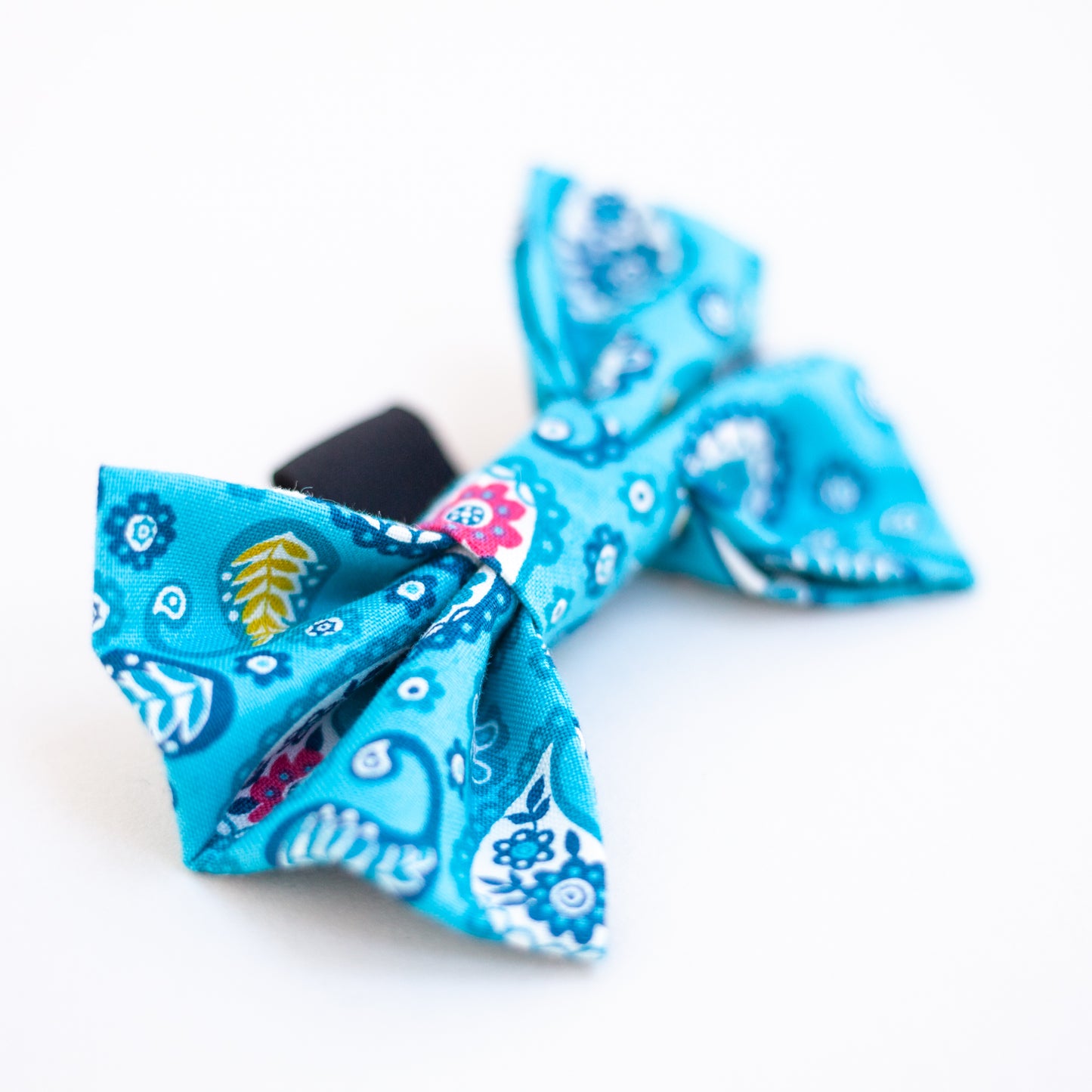 Pitter Patter Paisley Dog Bow