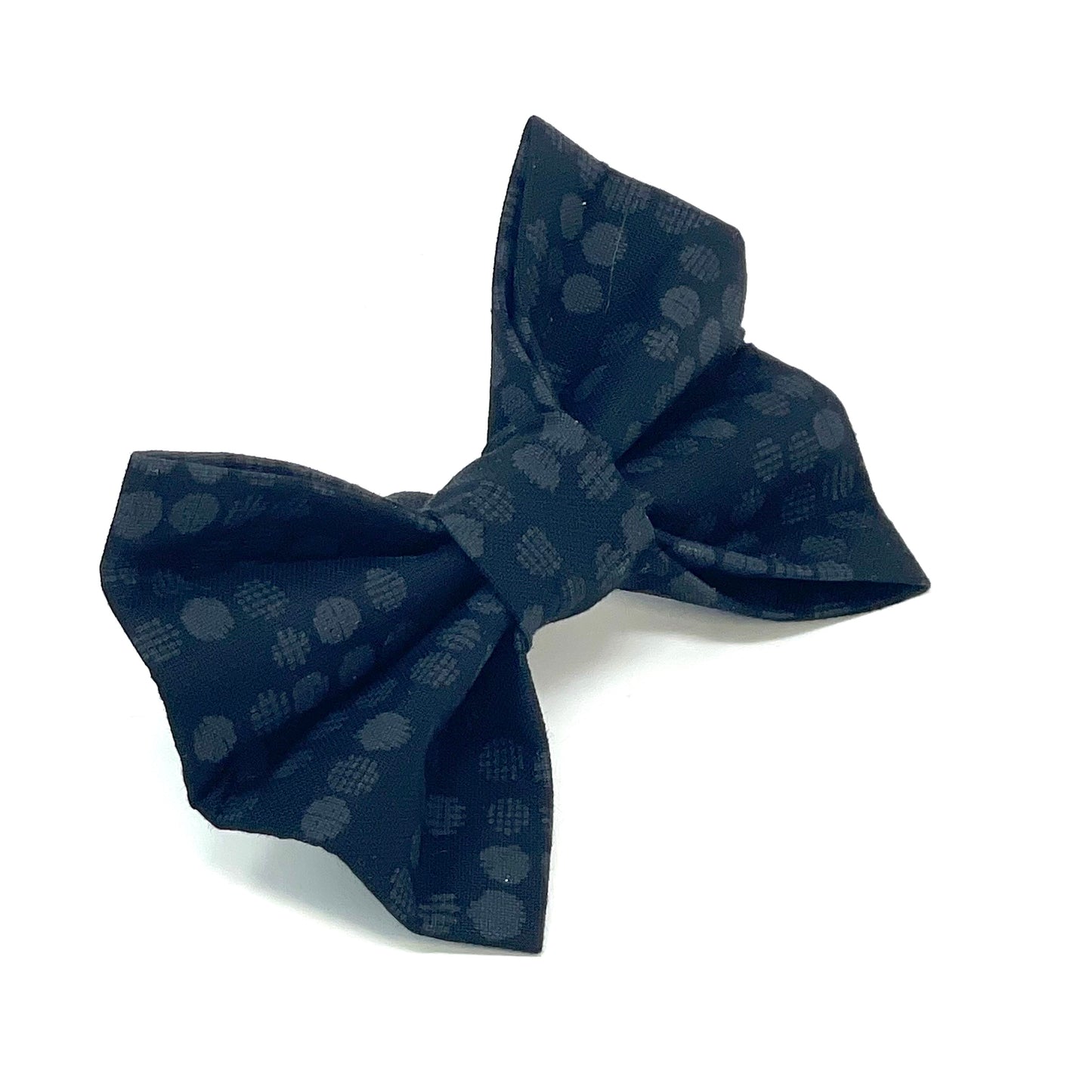 Black Spot Dog Bow
