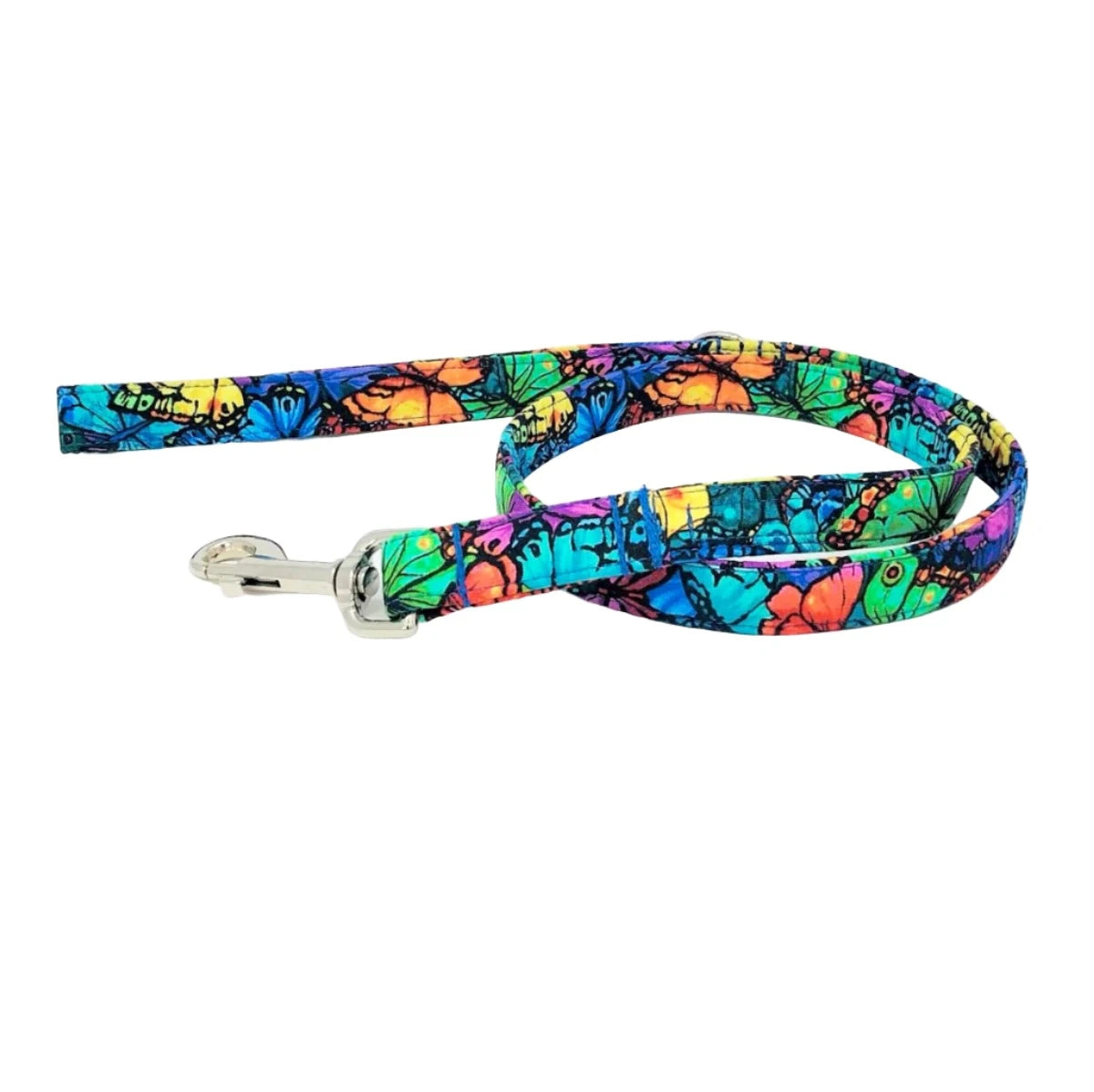 Butterflies Rainbow Dog Lead