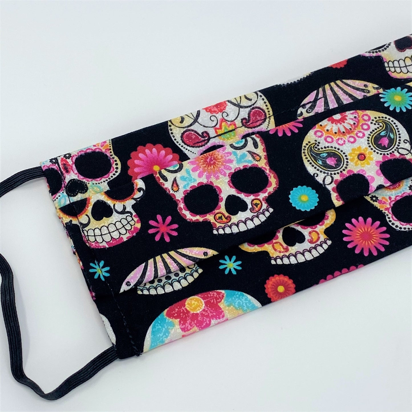 Day of the Dead Pleated Face Mask