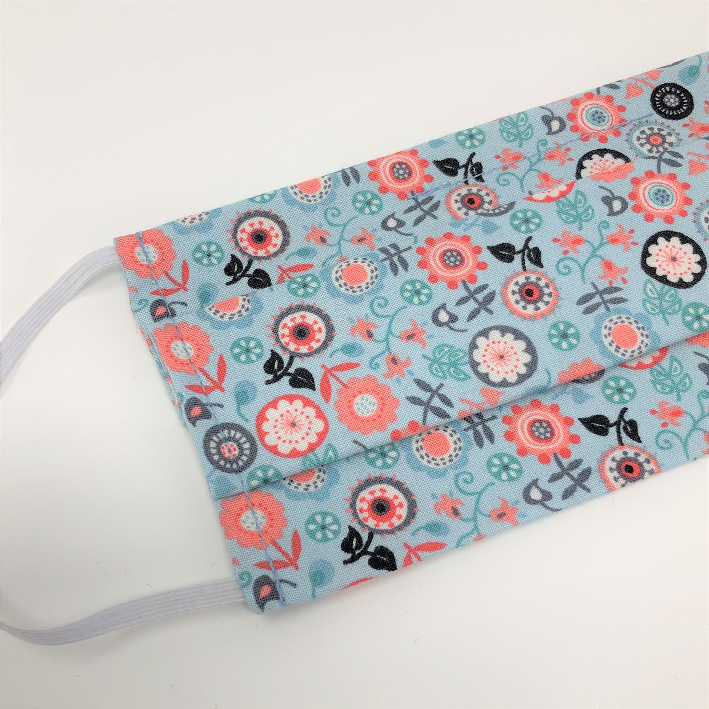 Ditsy Flower Pleated Face Mask