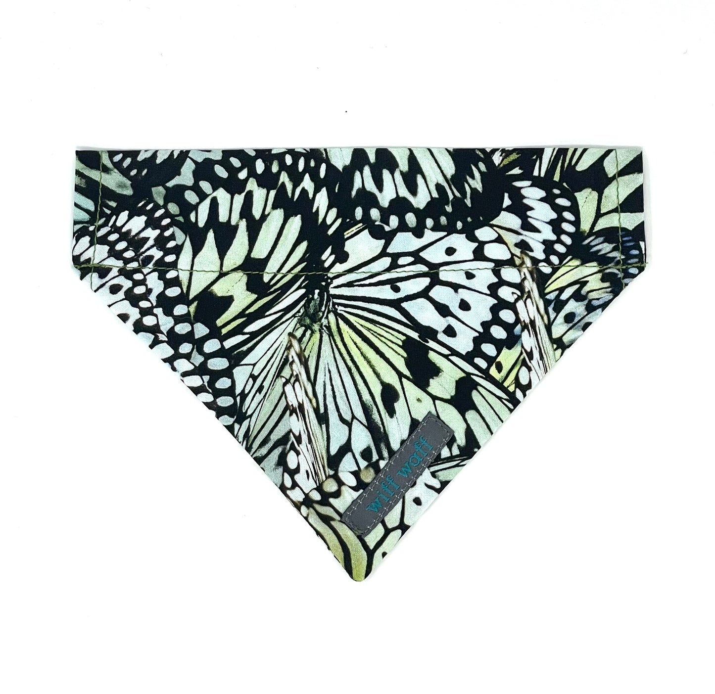 Green Butterflies Dog Bandana