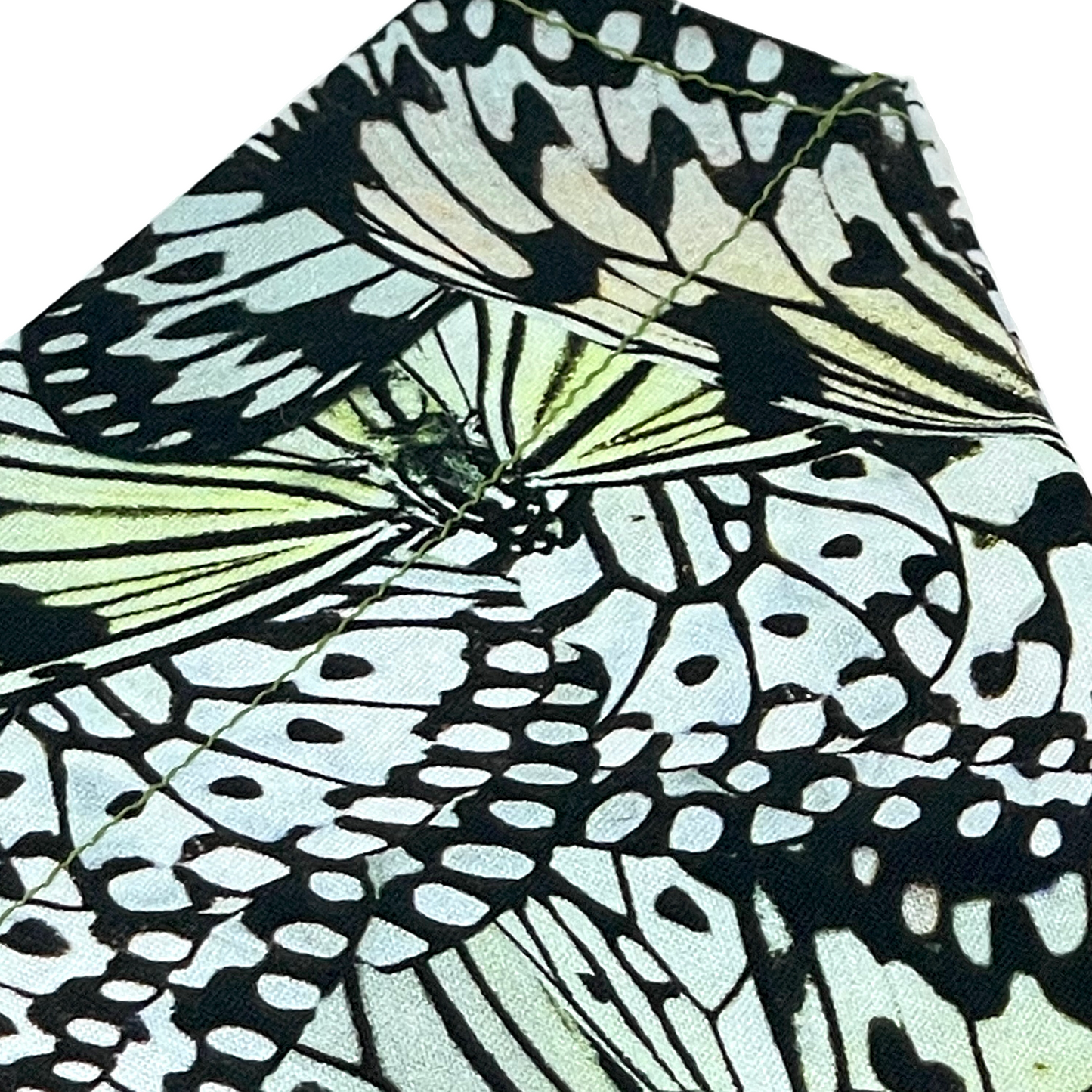 Green Butterflies Dog Bandana