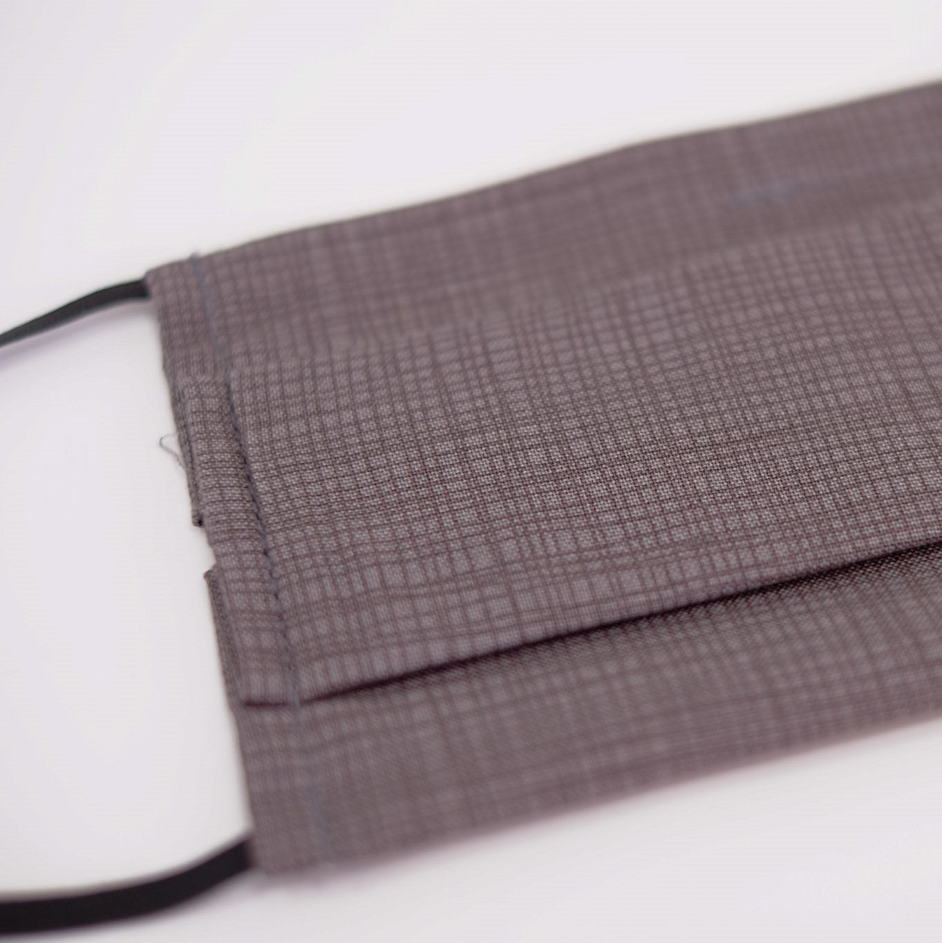 Sketch Charcoal Grey Pleated Face Mask