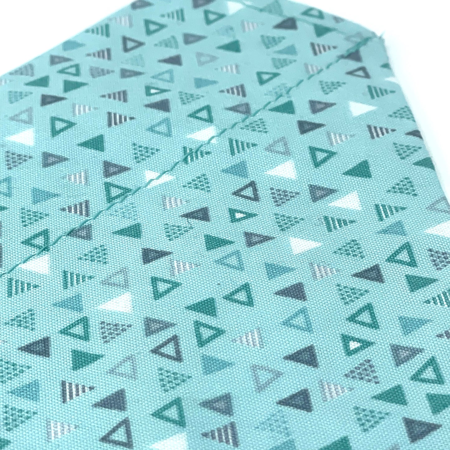 Triangles Light Blue Dog Bandana