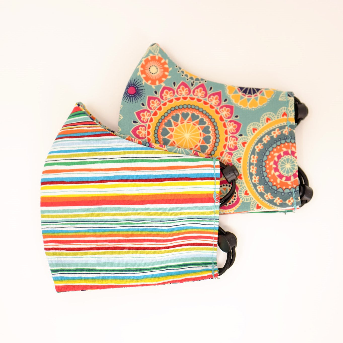 Mandala Reversible Fitted Face Mask