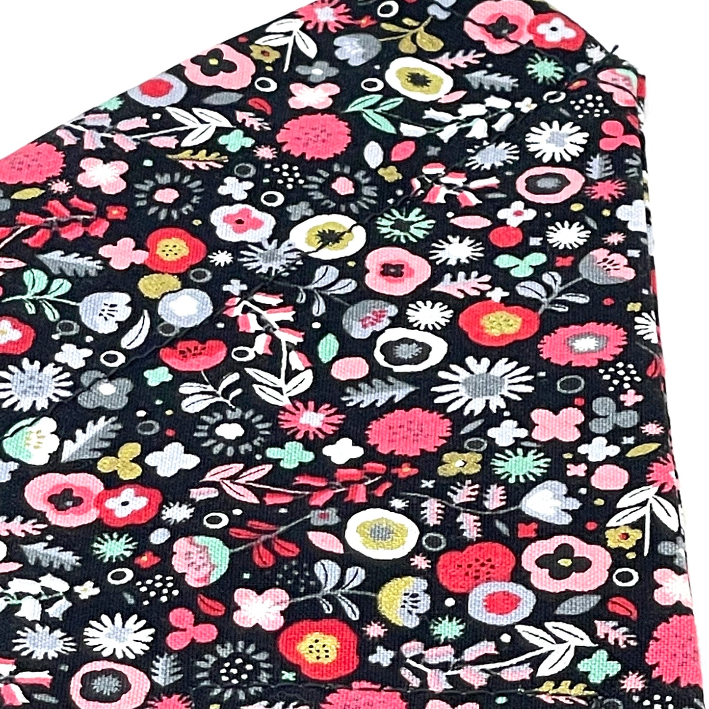 Midnight Bloom Dog Bandana