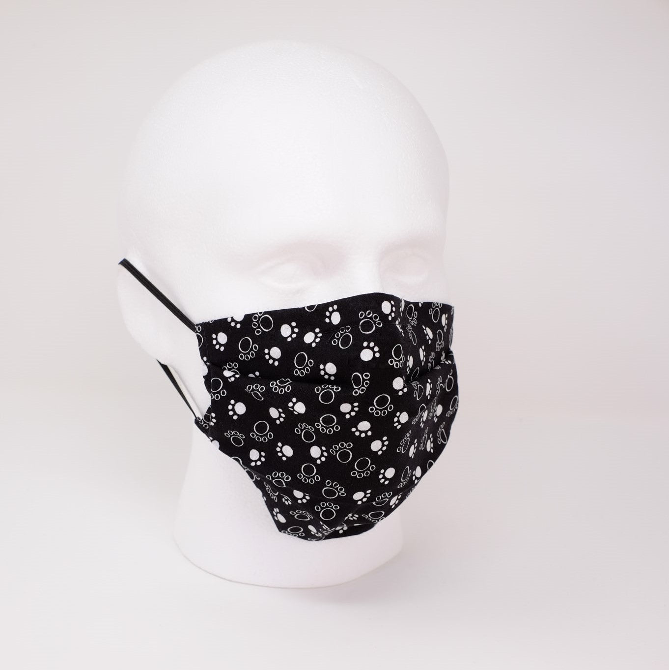 Mono Paws Pleated Face Mask