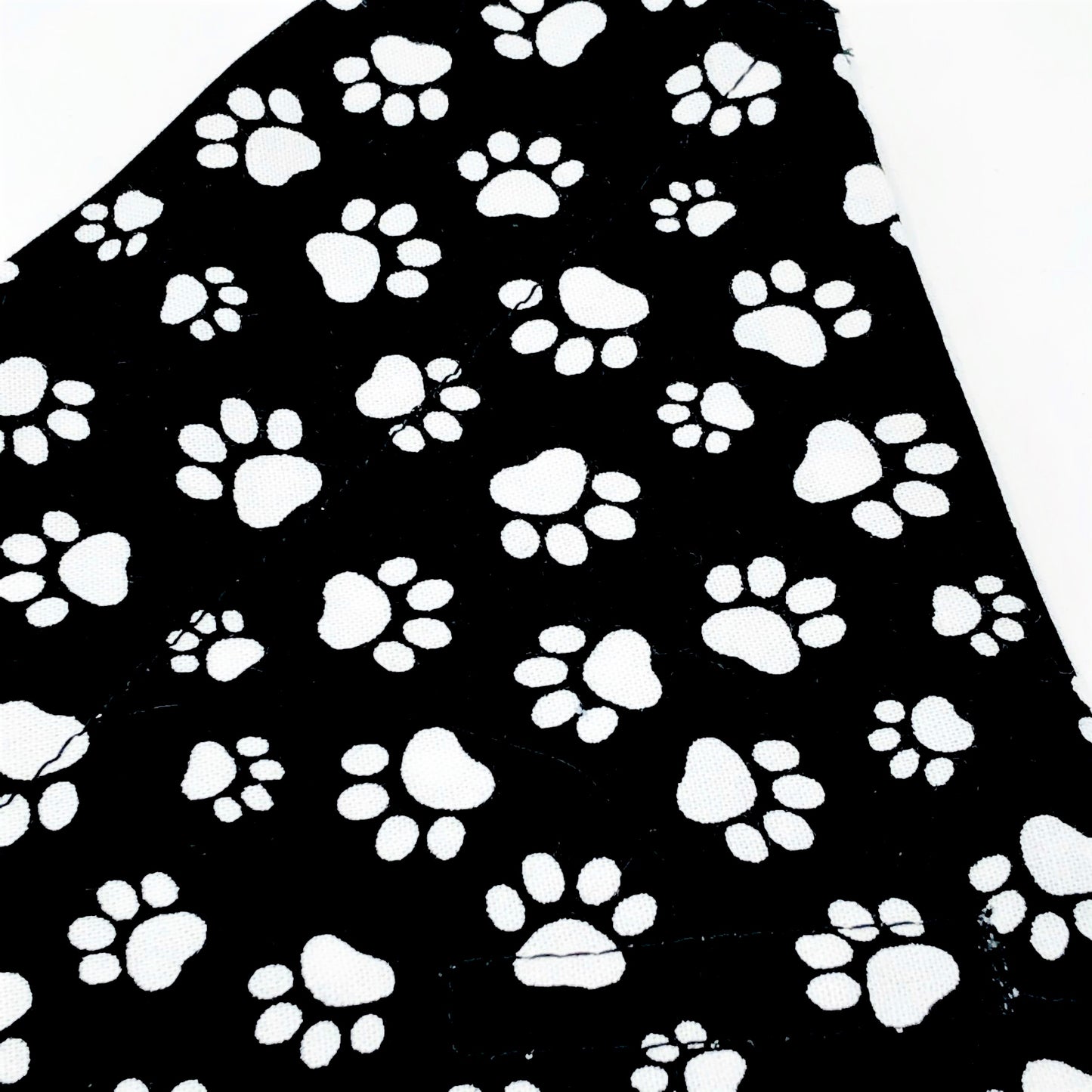 Monochrome Paws Dog Bandana