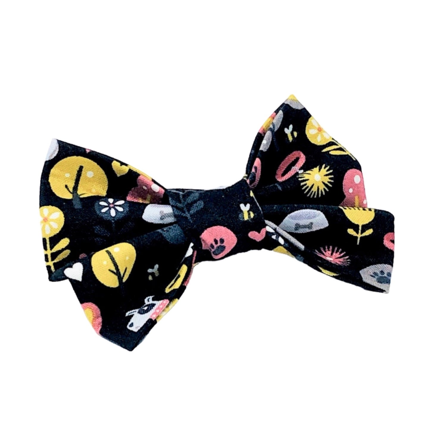Black Dog Dog Bow