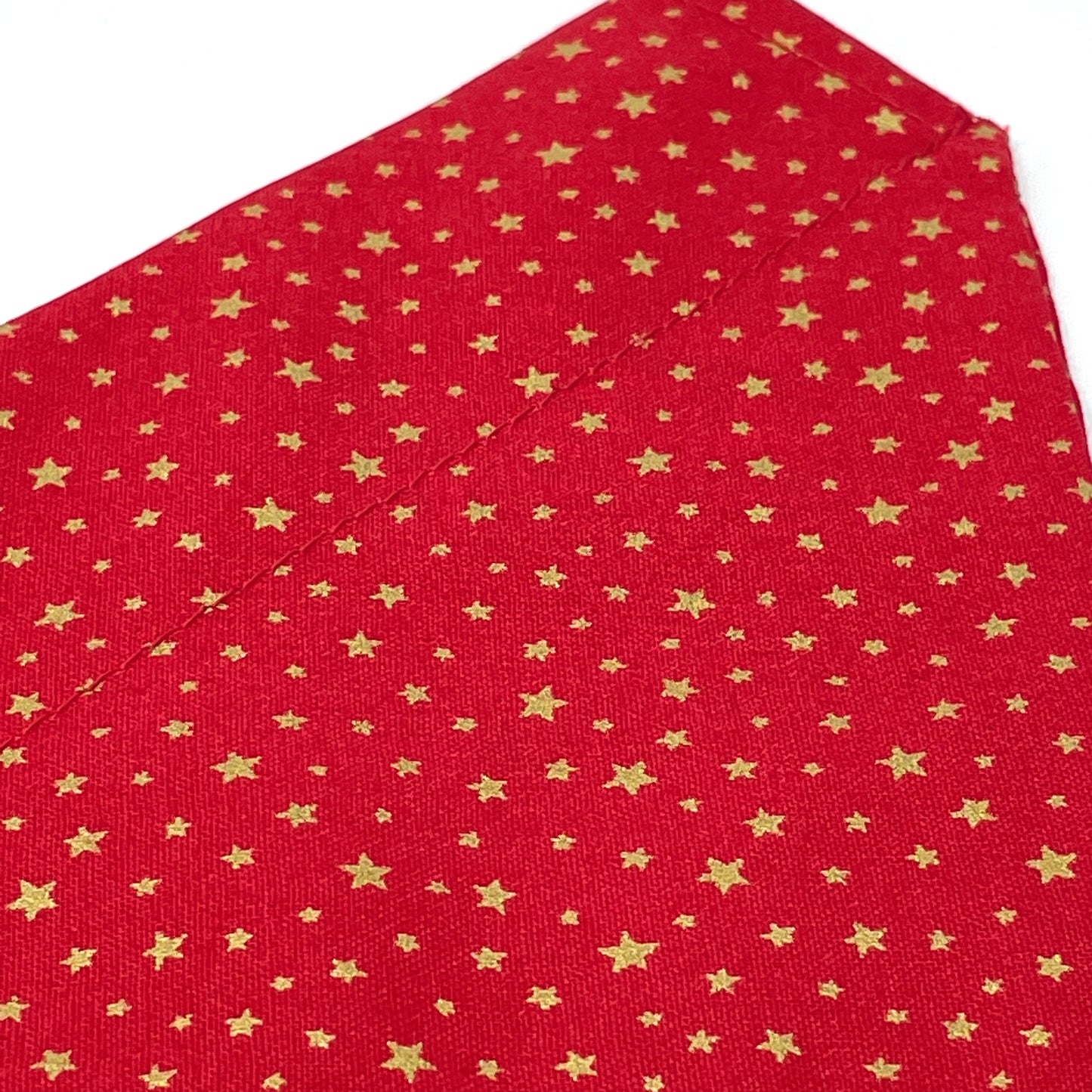Festive Red Stars Dog Bandana