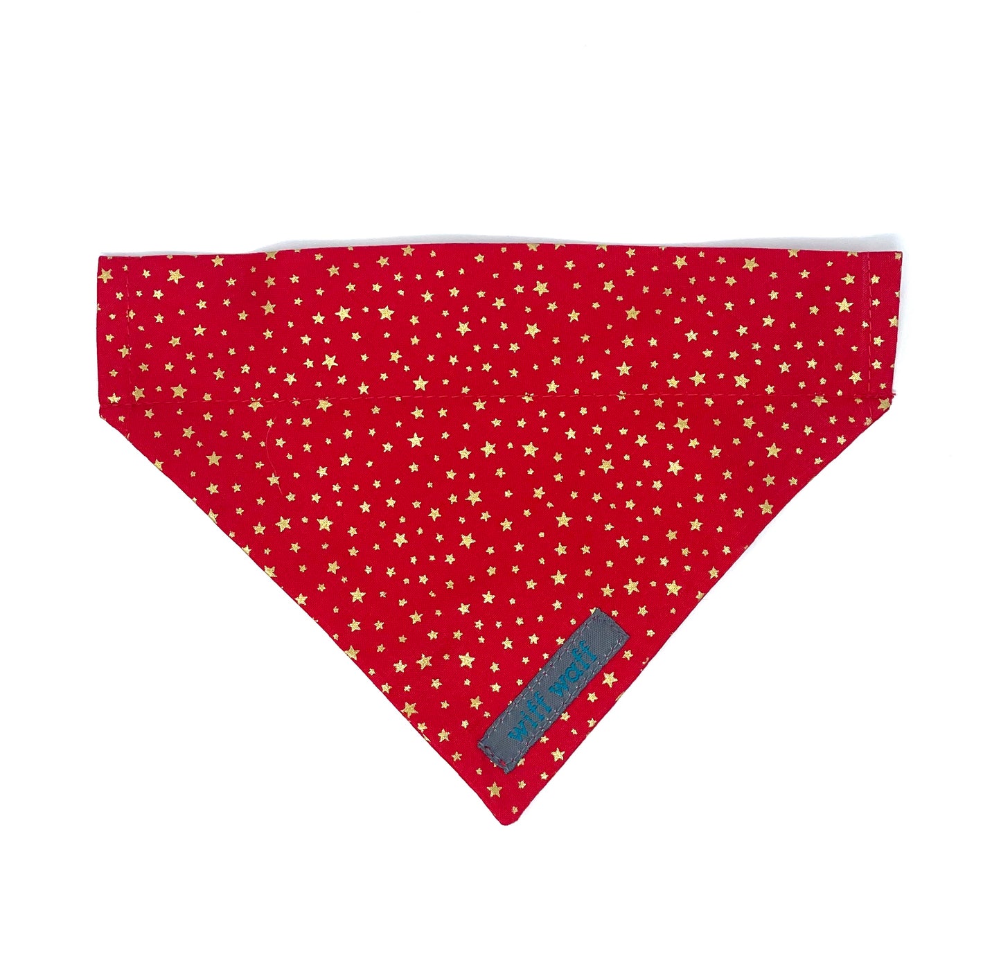 Festive Red Stars Dog Bandana