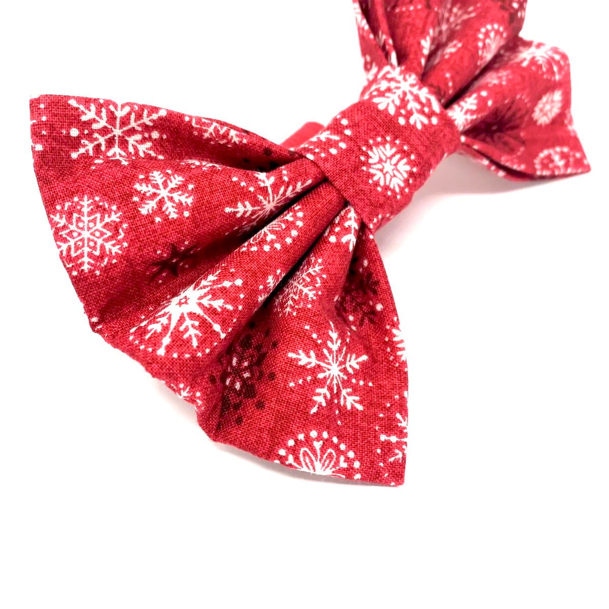 Let It Snow Red Dog Bow