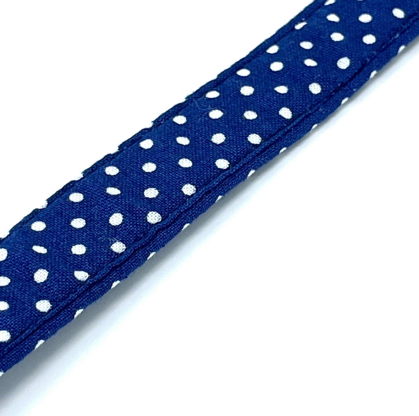 Dot Time Dog Collar - Navy