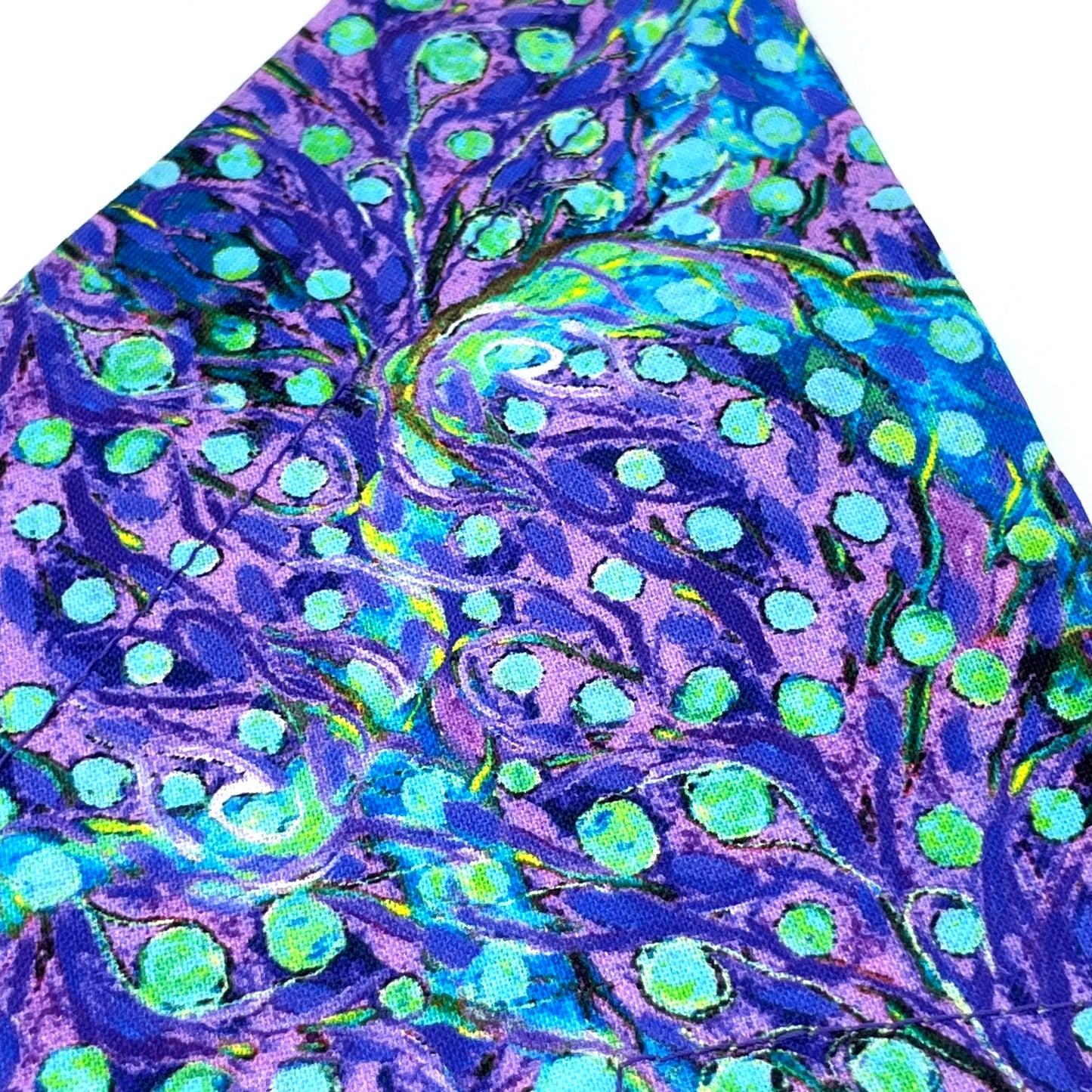 Van Gogh Dog Bandana - Purple