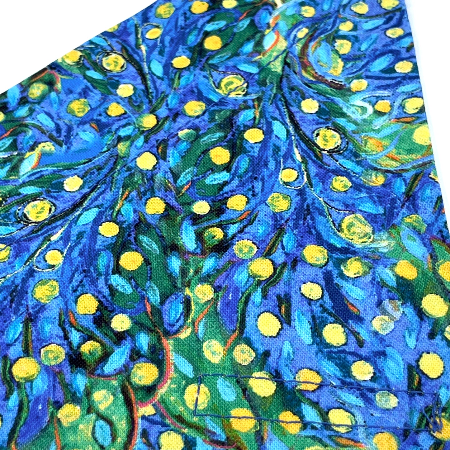 Van Gogh Dog Bandana - Blue