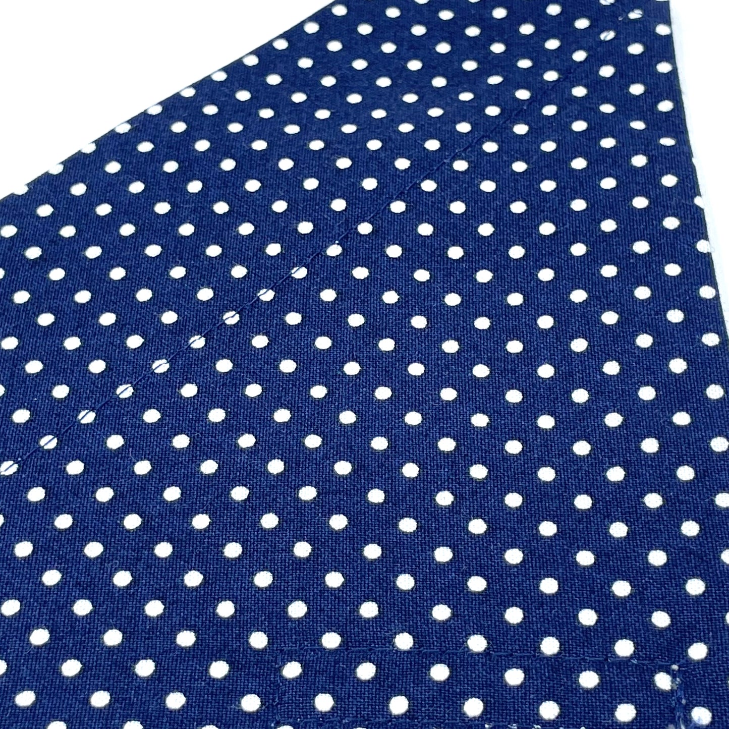 Dot Time Dog Bandana - Navy