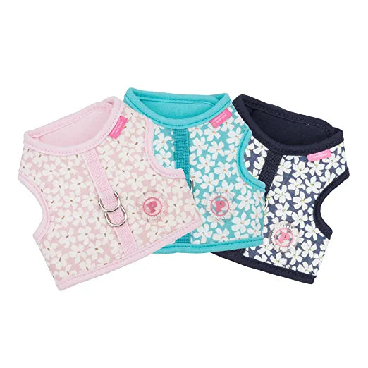 Puppia Pinkaholic Viola Vest Jacket Dog Harness Wiff Waff Designs