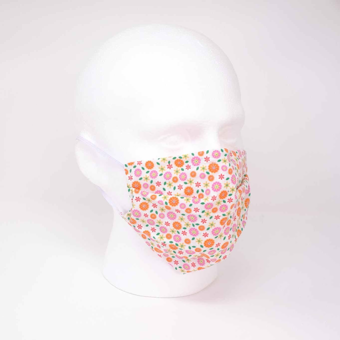 Posy Pleated Face Mask