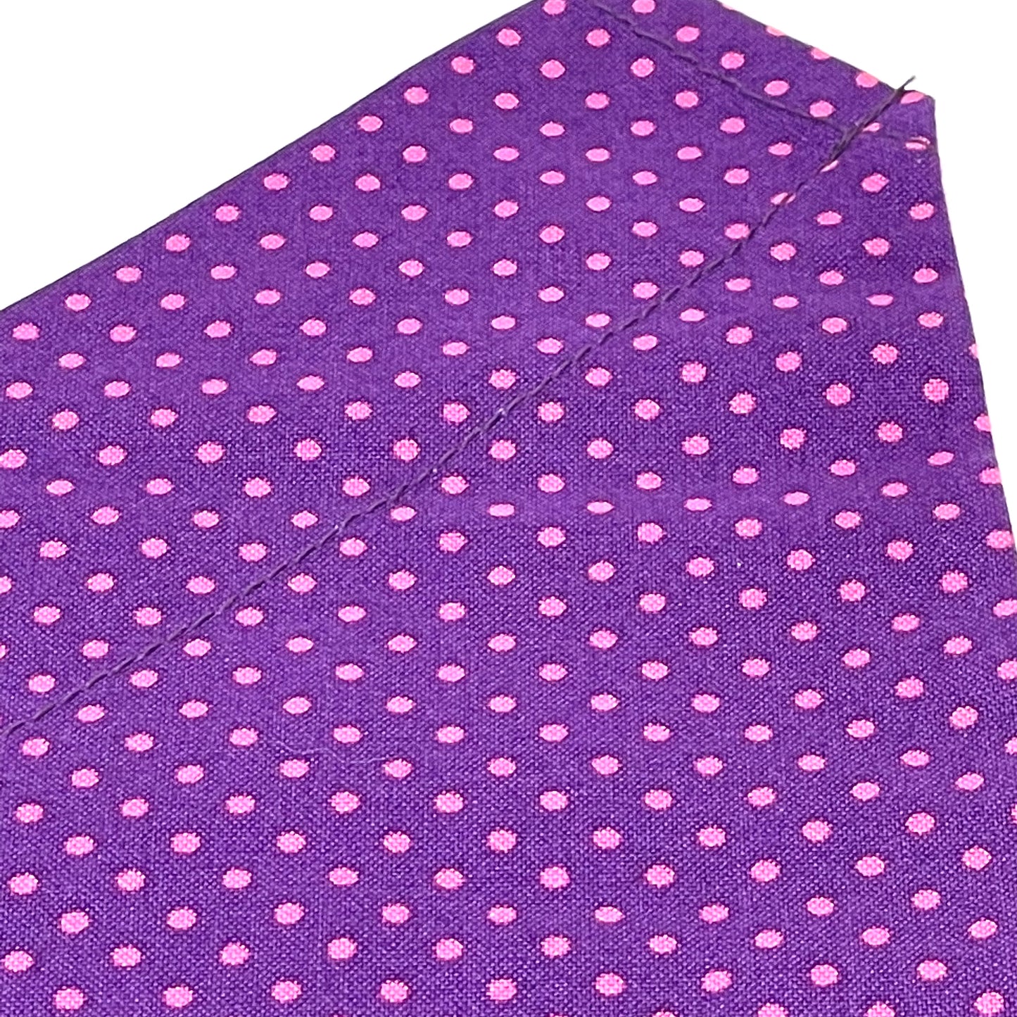 Dot Time Dog Bandana - Purple