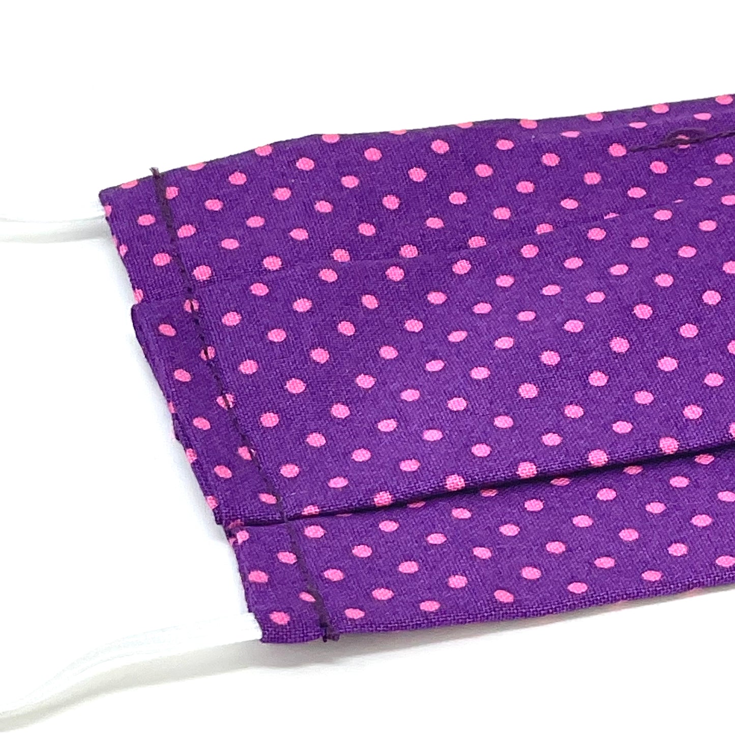 Polka Dot Purple Face Mask