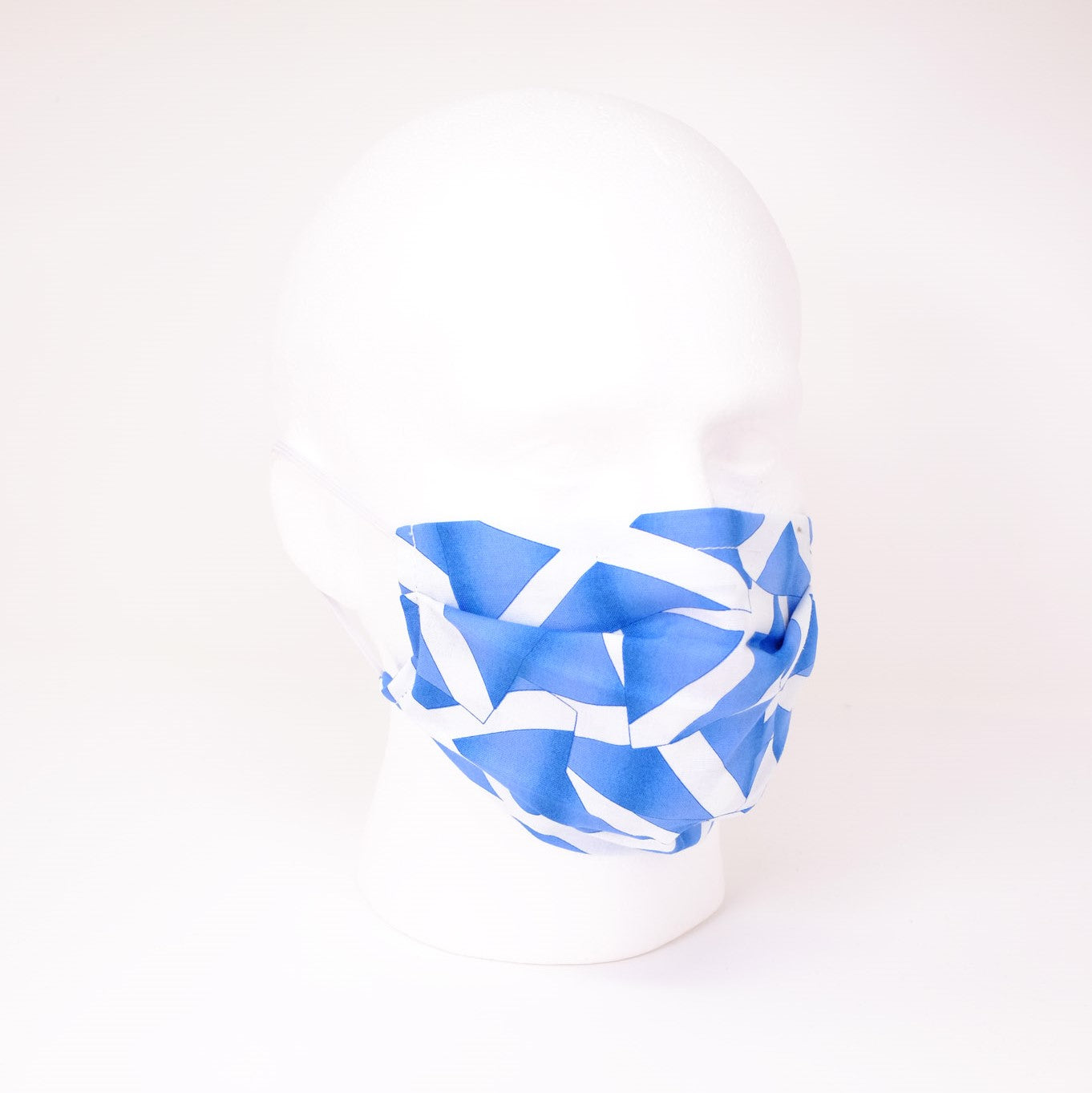 Scottish Flag Pleated Face Mask