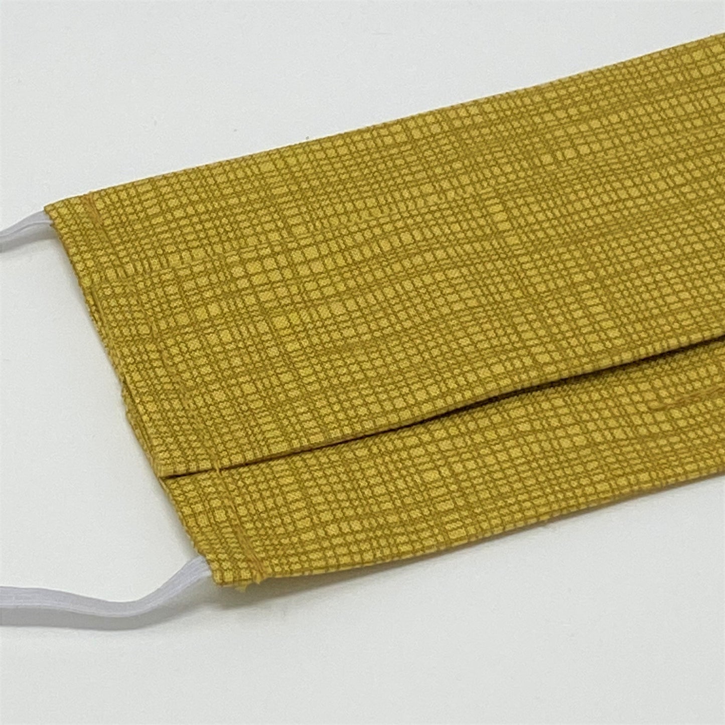 Sketch Yellow Pleated Face Mask