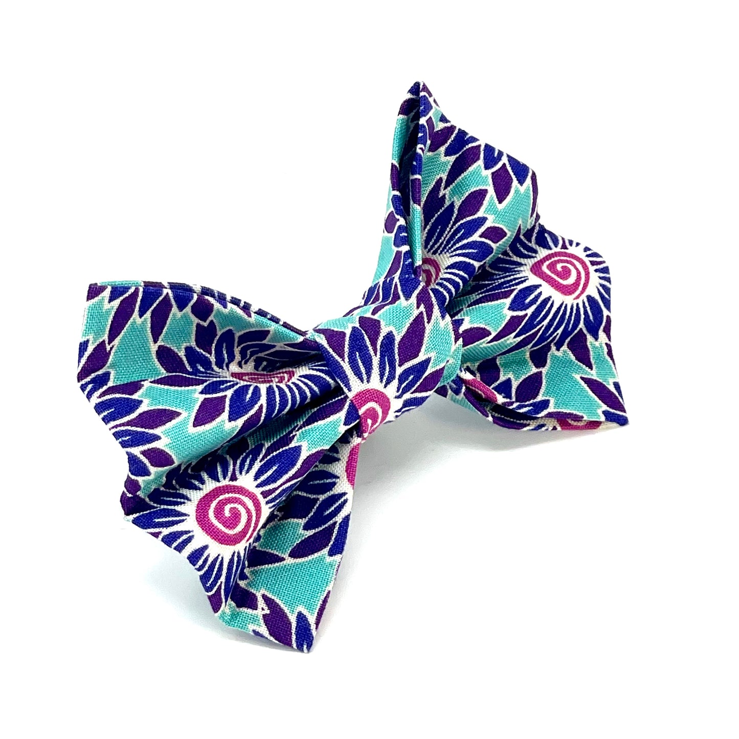 Spiral Bloom Dog Bow