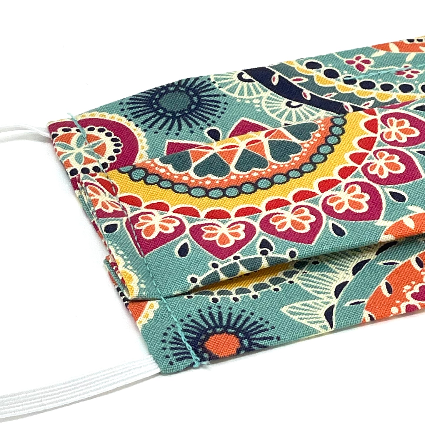Sunburst Pleated Face Mask