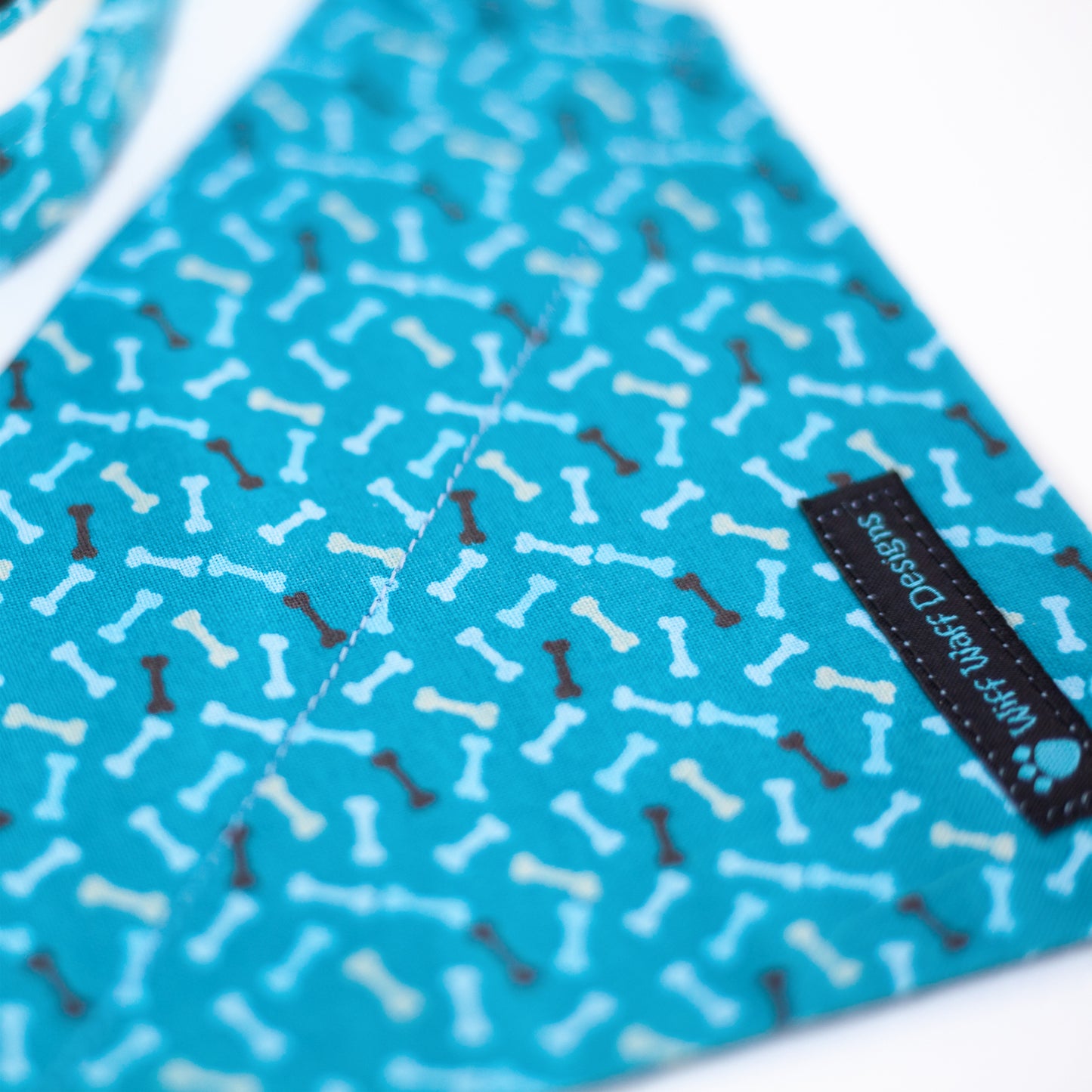 Aqua Bones Dog Bandana
