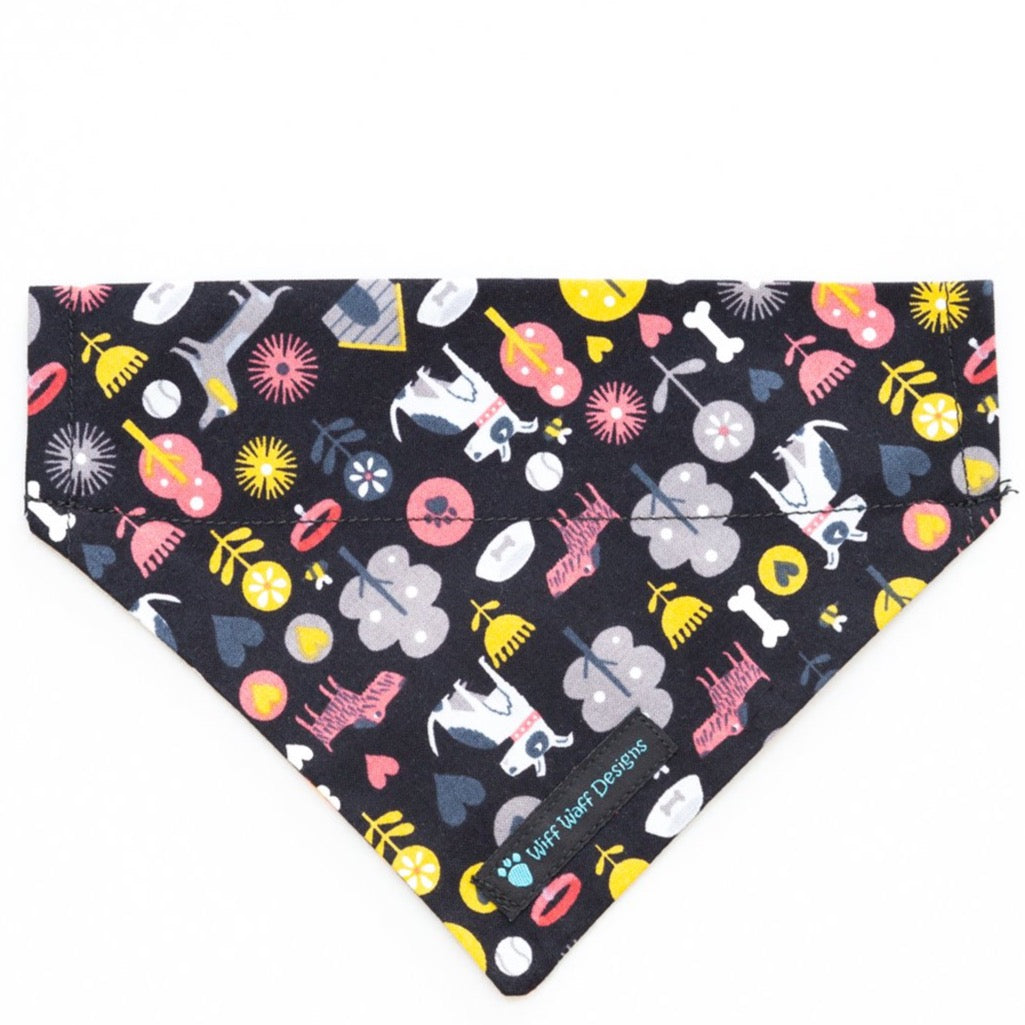 Black Dog Dog Bandana