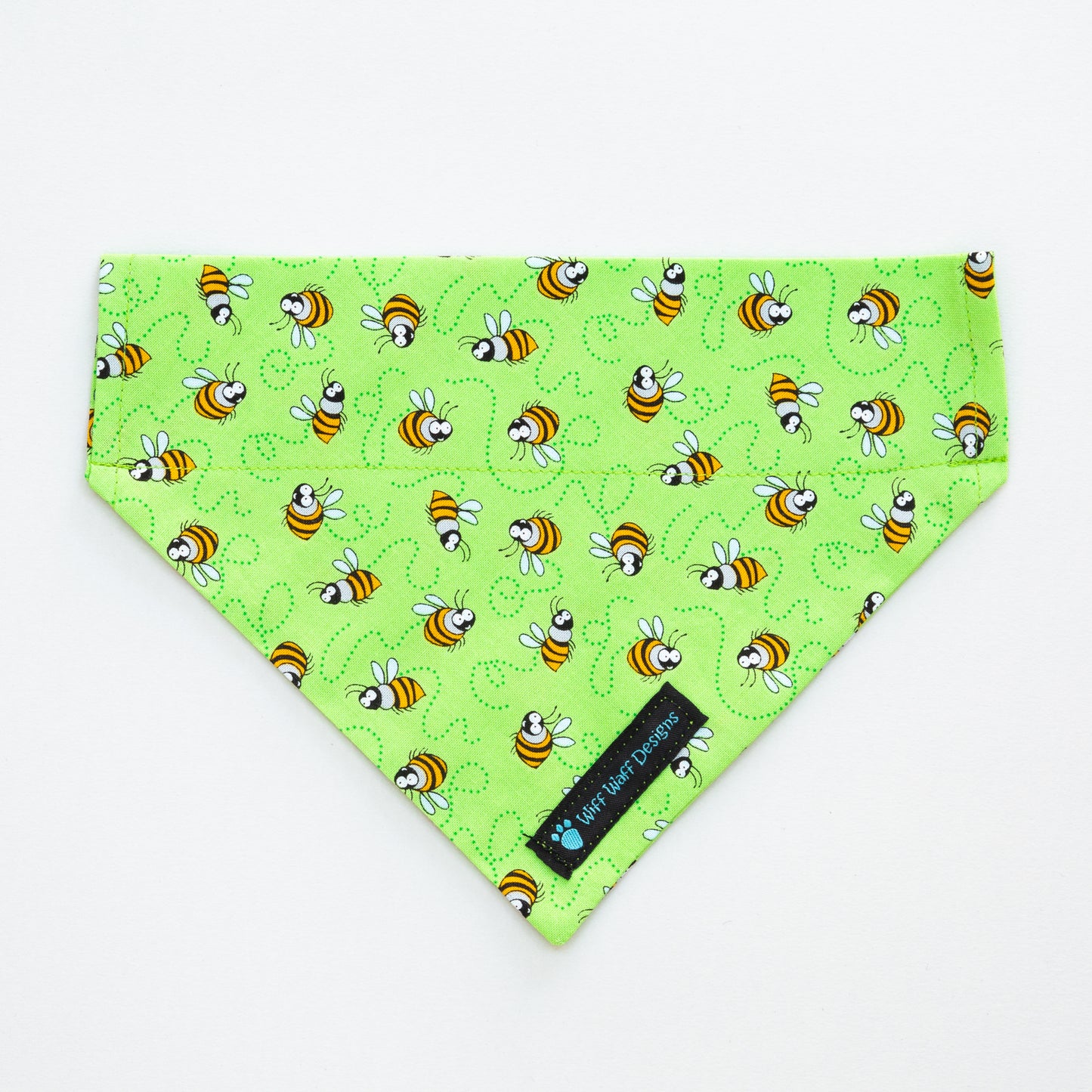 Bumble Bee Green Dog Bandana