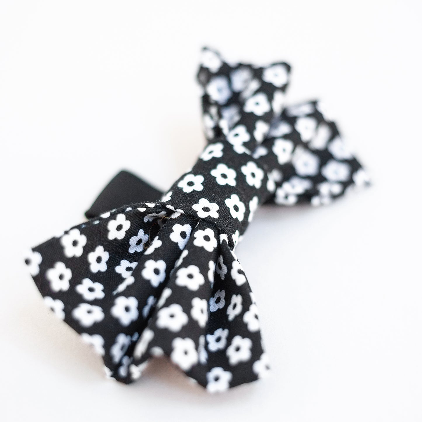 Geo Flower Dog Bow