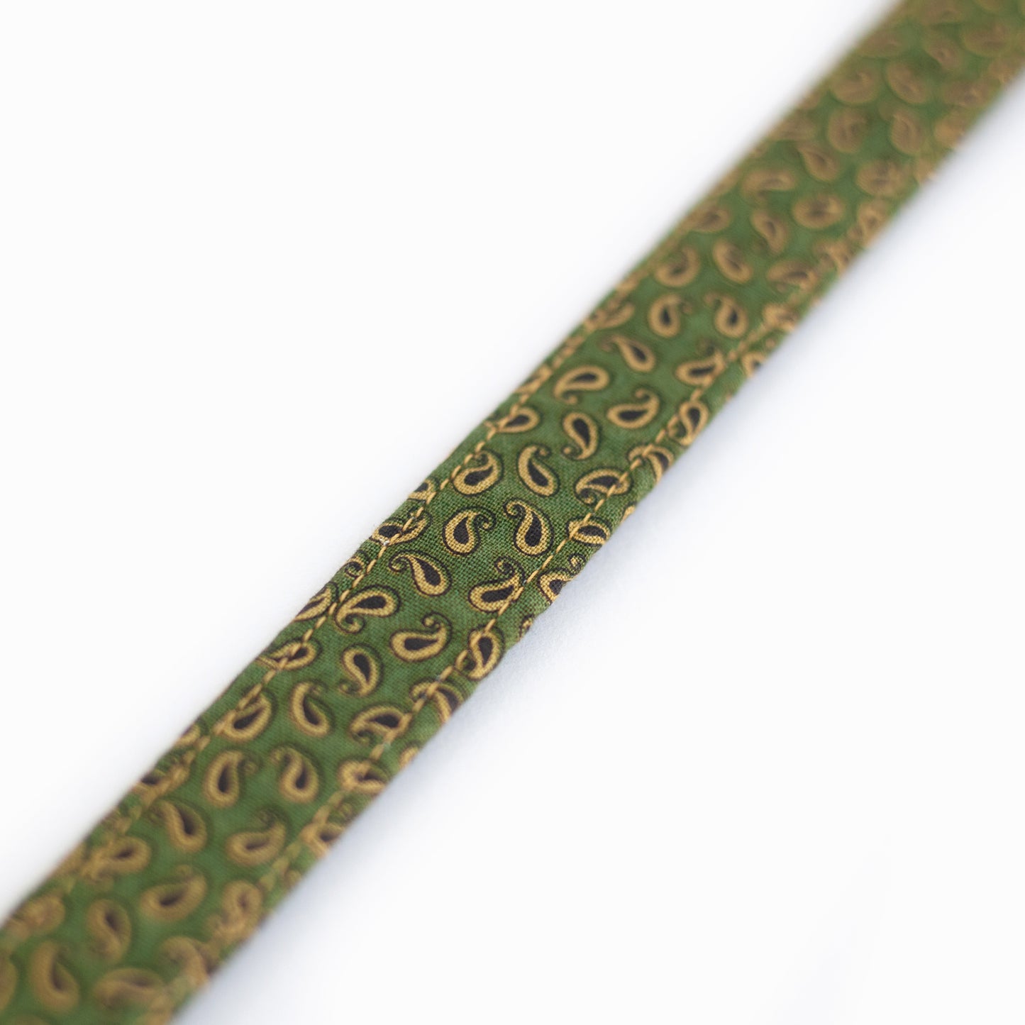 Green Paisley Dog Collar
