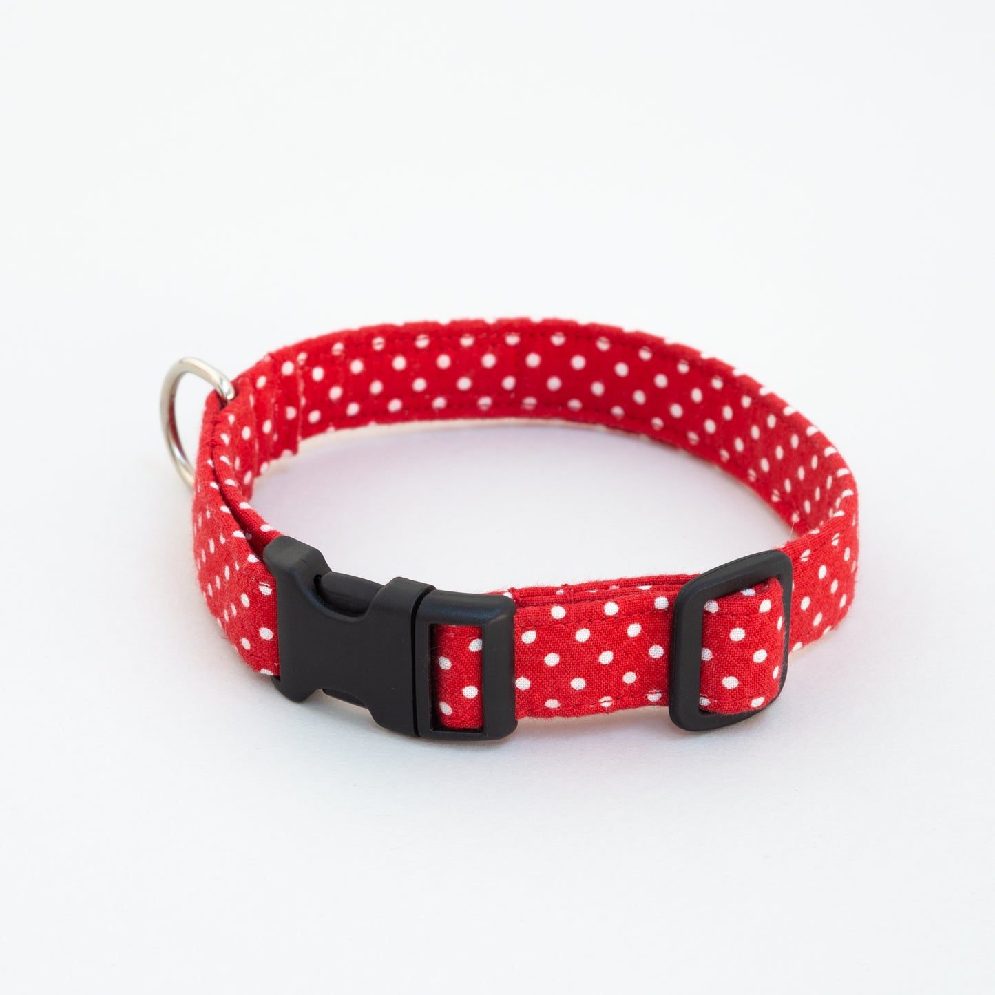 Dot Time Dog Collar - Red