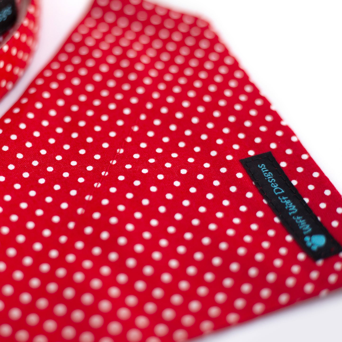 Dot Time Dog Bandana - Red