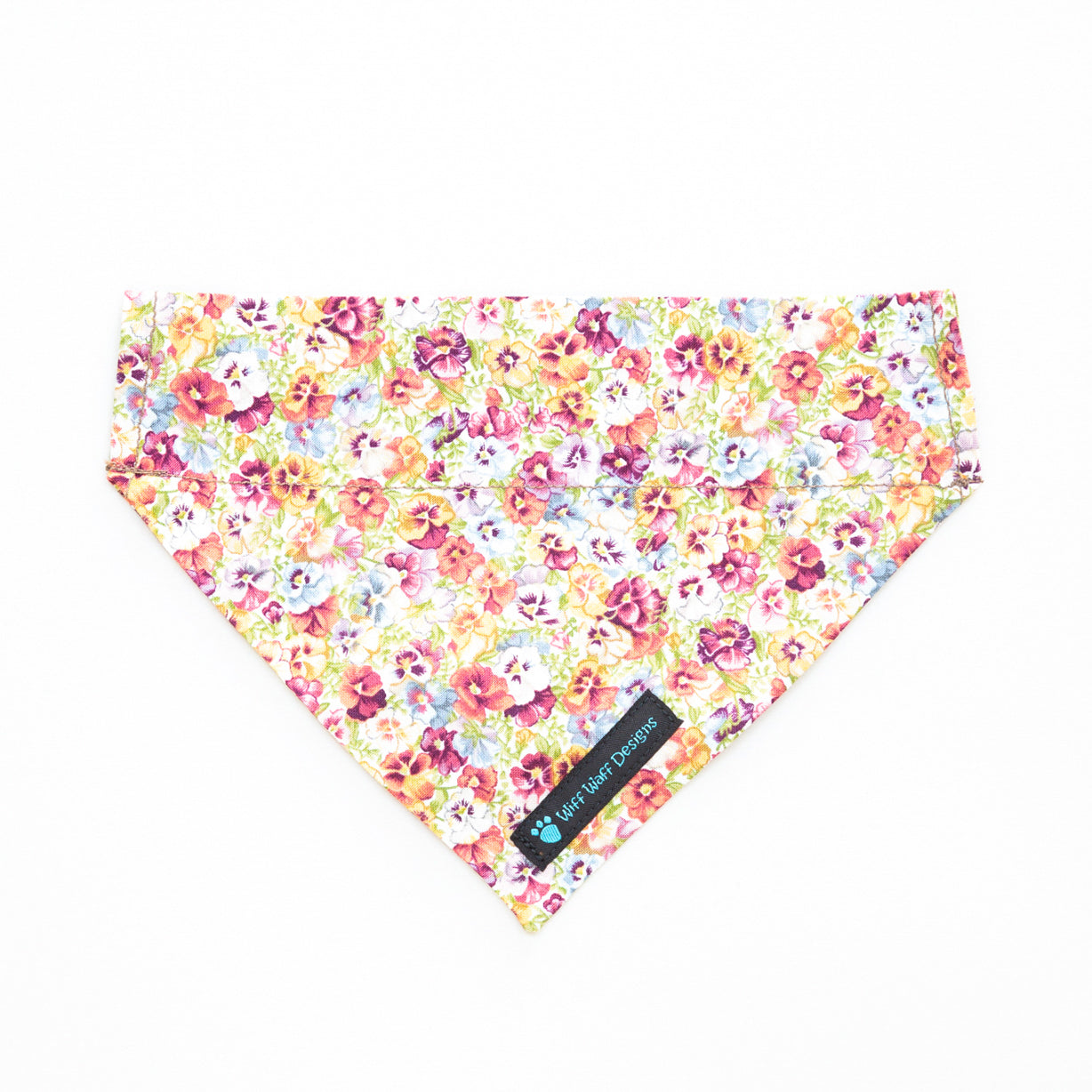 Vintage Pansy Dog Bandana
