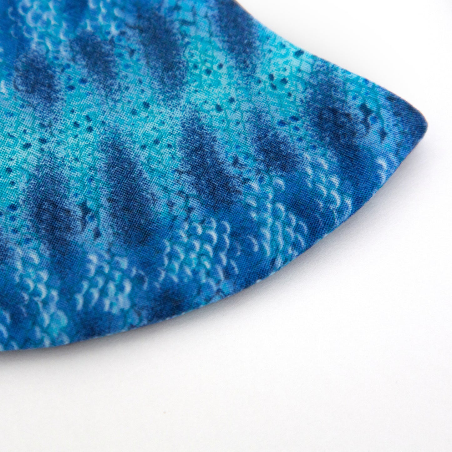 Scales Blue Fitted Face Mask