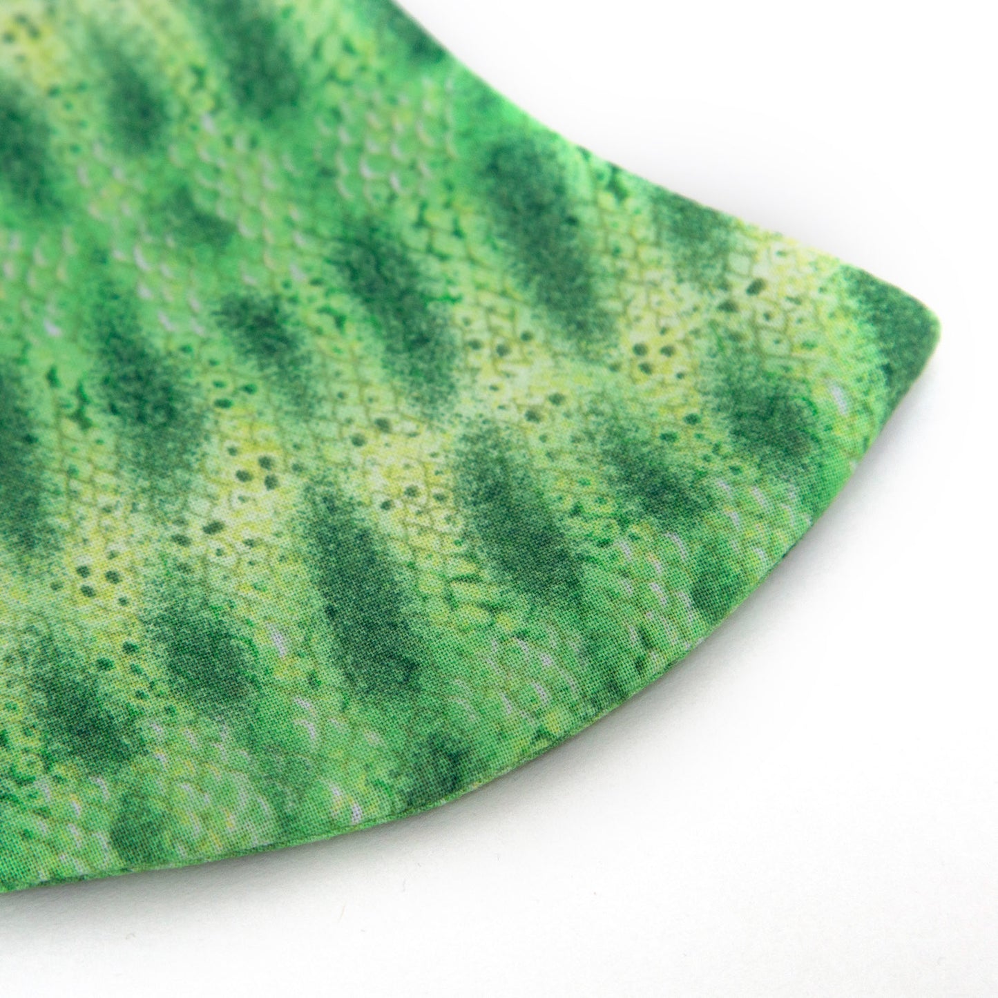 Scales Green Fitted Face Mask