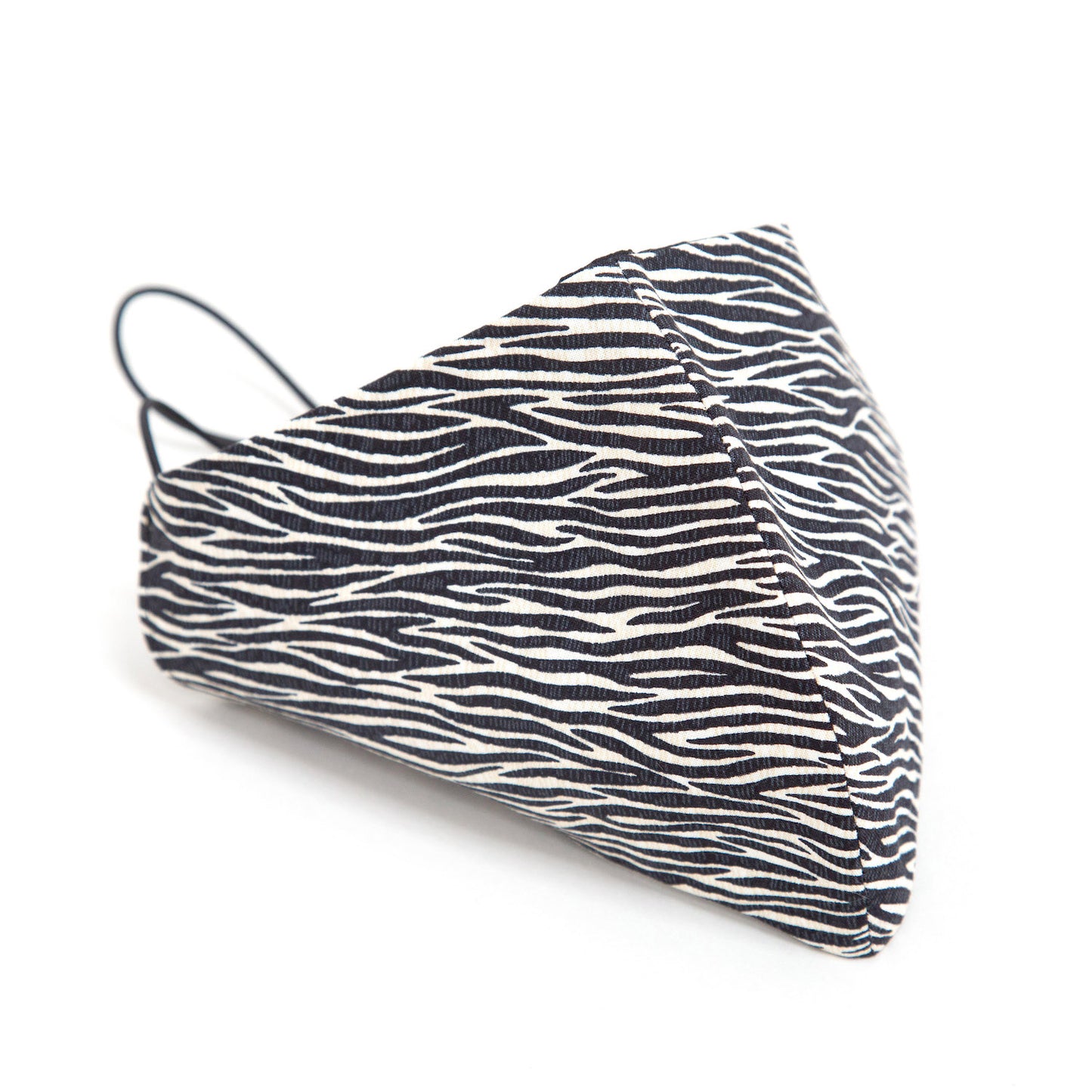 Zebra Fitted Face Mask
