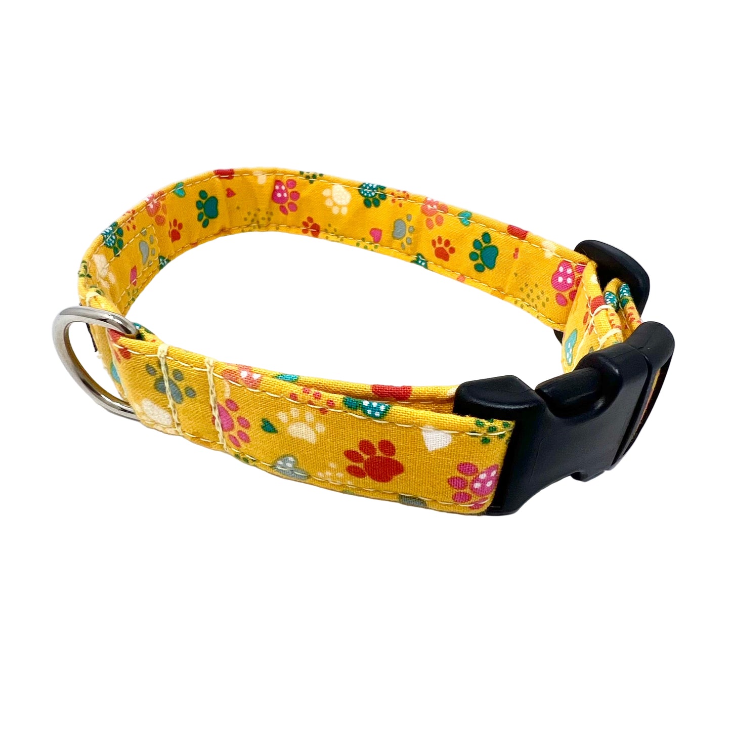 Pawsitively Yellow Dog Collar