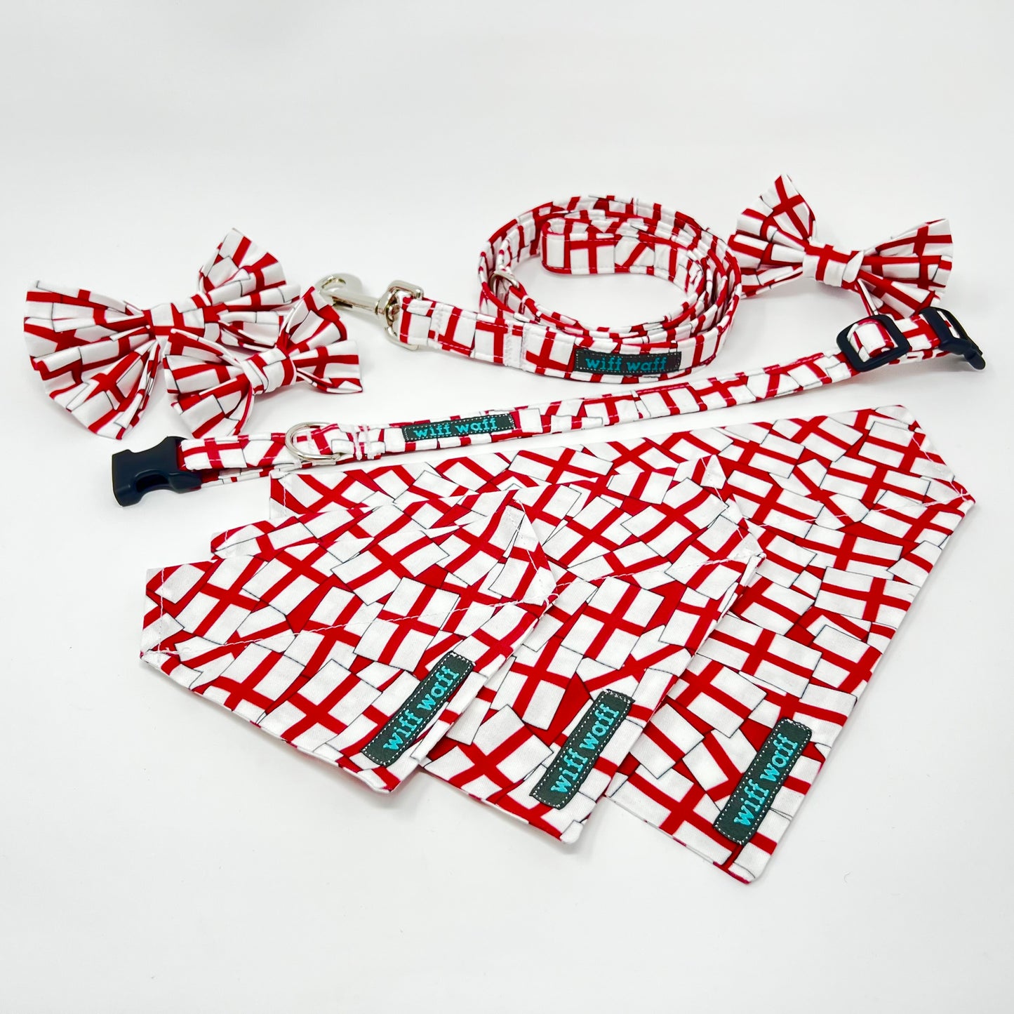 St Georges Flag Dog Collar