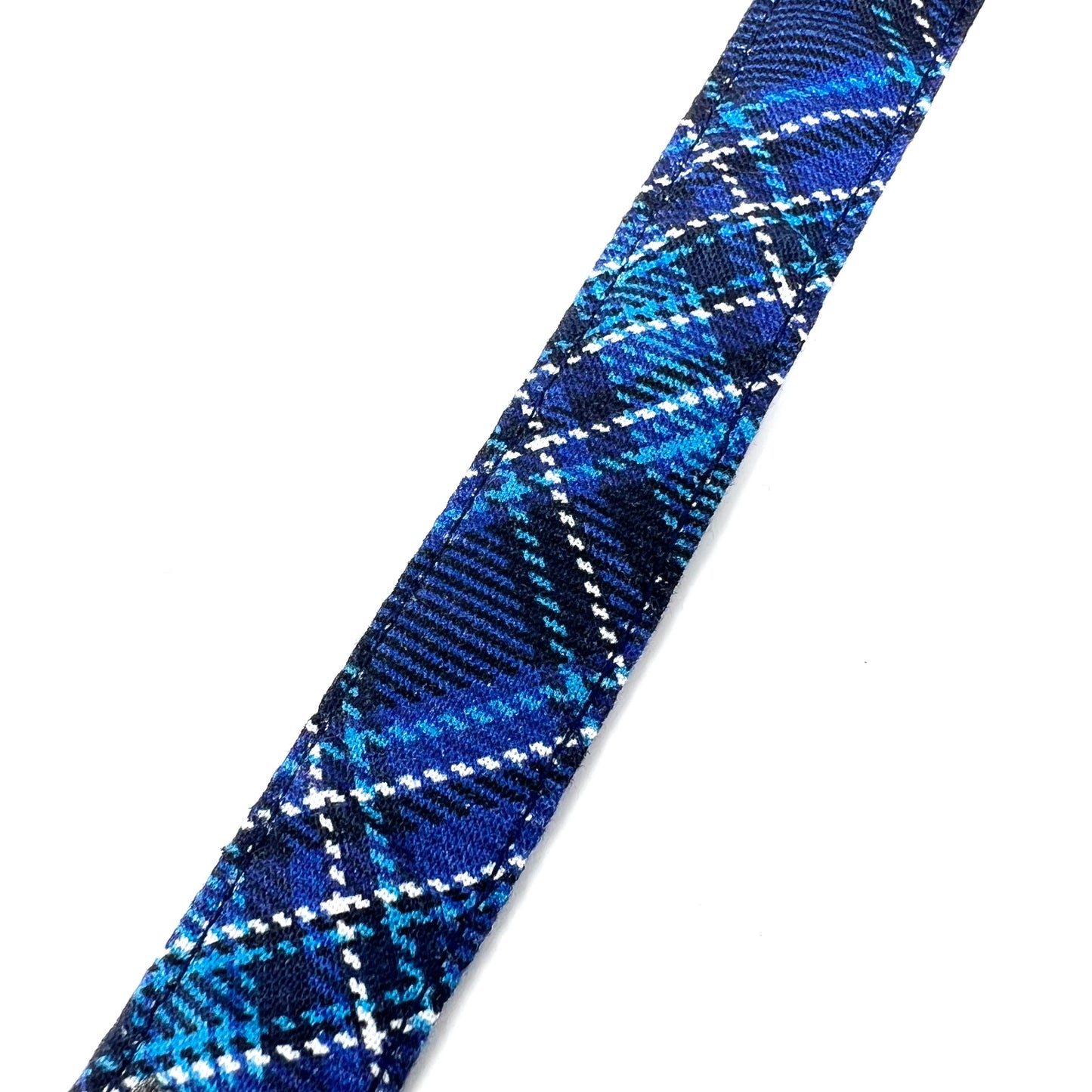 Blue Tartan Dog Collar