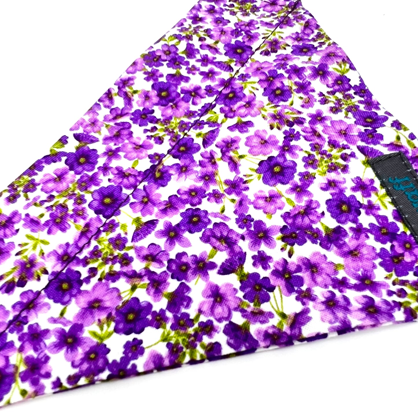 Fleur Purple Dog Bandana