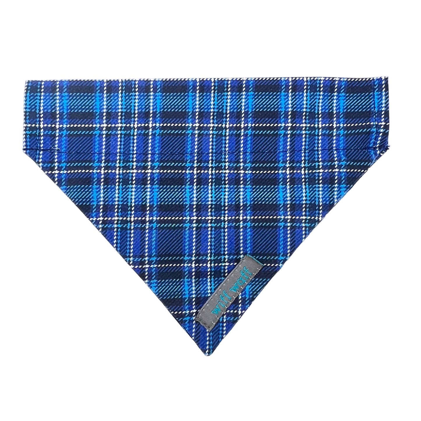 Blue Tartan Dog Bandana