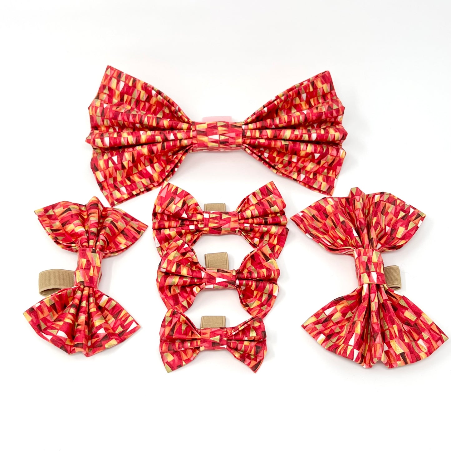 Arabesque Pink Dog Bow
