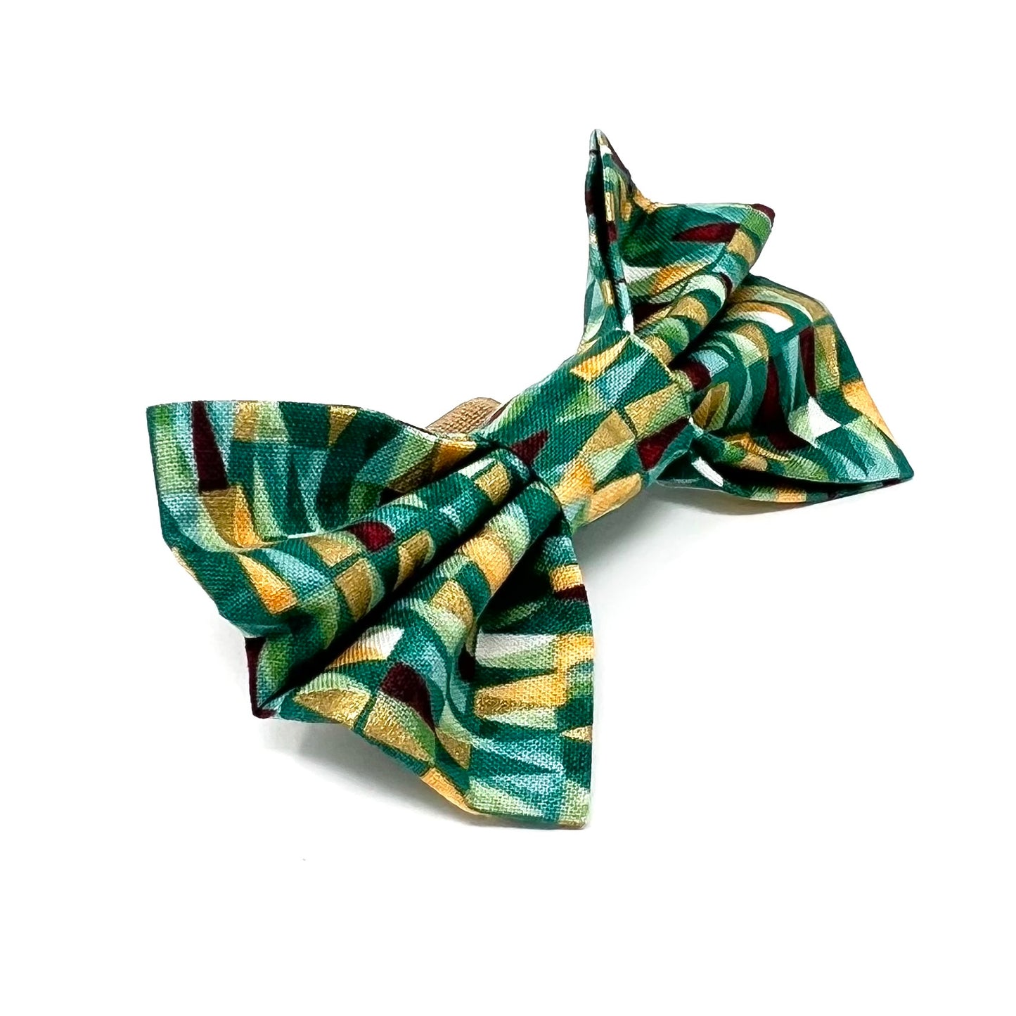 Arabesque Green Dog Bow
